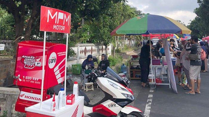 MPM Motor Lombok Timur sosialisasikan layanan Honda Care di arena Car Free Day Selong.
