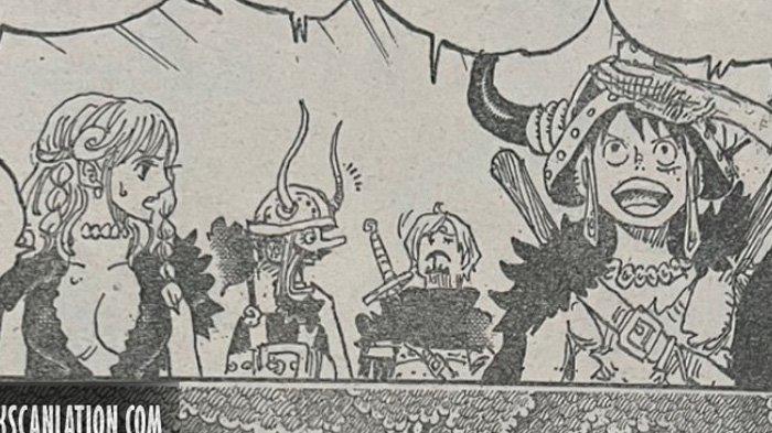 Nami Usopp Luffy Sanji Raw Manga One Piece Chapter 1128 Sub Indo