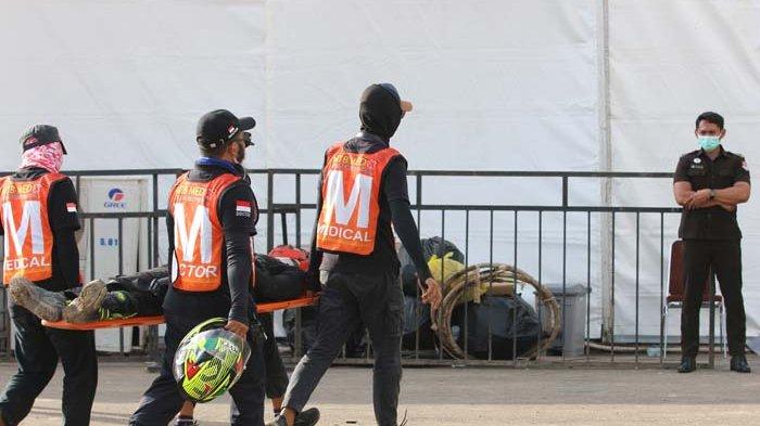Tim medis NTB Med'X yang saat bertugas di event MXGP Selaparang 1-2 Juli 2023.