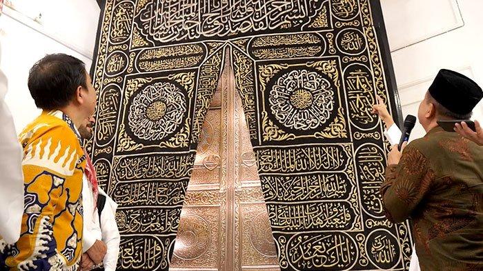 Kemenag RI mengunjungi Majma' Malik Abdul Aziz li Kiswatil Ka'bah Al-Musyarrafah di Makkah, Rabu (27/7/2022).
