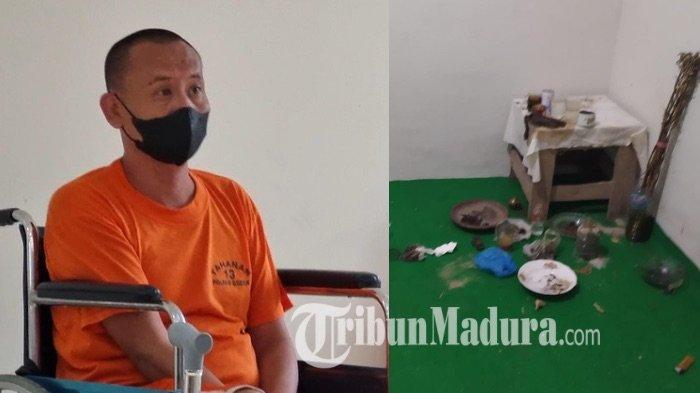 Dukun pengganda uang di Gresik yang tak berdaya di kursi roda usai terjerat kasus penipuan jadi dukun pengganda uang