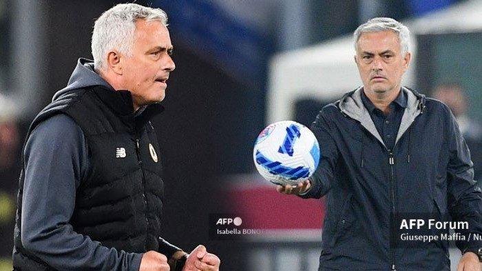 Pelatih AS Roma, Jose Mourinho yang memanaskan ruang ganti, performa AS Roma juga tak kunjung apik