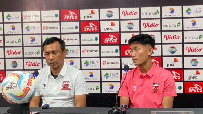 Pelatih Madura United, Widodo C Putro saat jumpa pers usai laga Bali United vs Madura United di Stadion Kapten I Wayan Dipta, Bali, Rabu (24/7/2024) sore. Laga berakhir 2-3 untuk Madura United