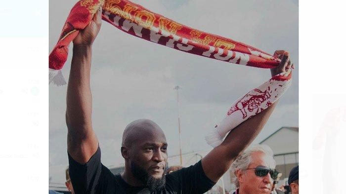 Romelu Lukaku berpotensi tampil pada laga AS Roma Vs AC Milan pada Sabtu, (2/9/2023). (instagram/plesbol)