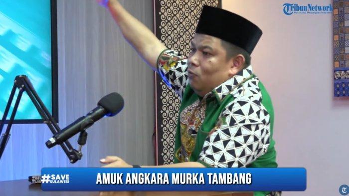 SOROTAN LEGISLATOR SULTENG-Legislator DPRD Sulawesi Tengah, Muhammad Safri saat menjadi narasumber dalam program #SaveSulawesi