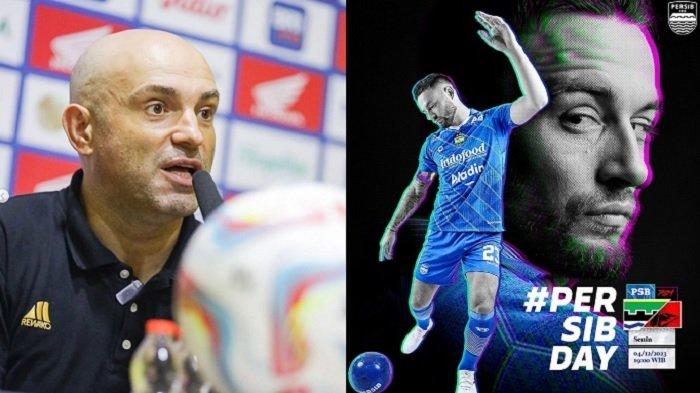 Bernardo Tavares menyoroti aksi Marc Klok pada laga pekan 21 Liga 1 2023/2024 Persib vs PSM yang berkesudahan 0-0, Senin (4/12/2023) malam.