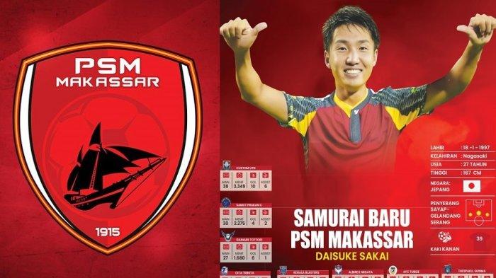 Daisuke Sakai samurai baru PSM Makassar.