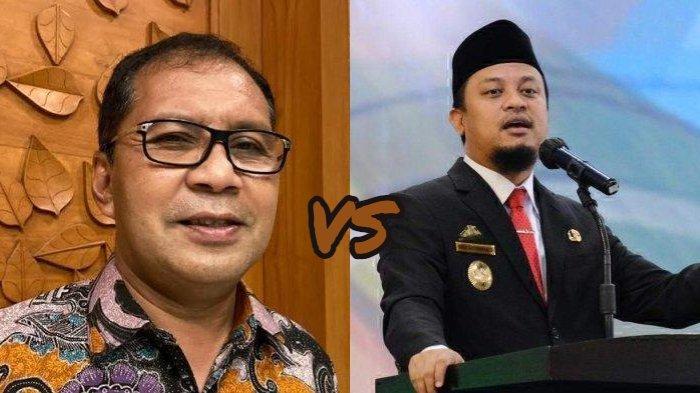 Danny Pomanto dan Andi Sudirman Sulaiman. Danny Pomanto dipastikan akan melawan Andi Sudirman Sulaiman di Pilgub Sulsel.