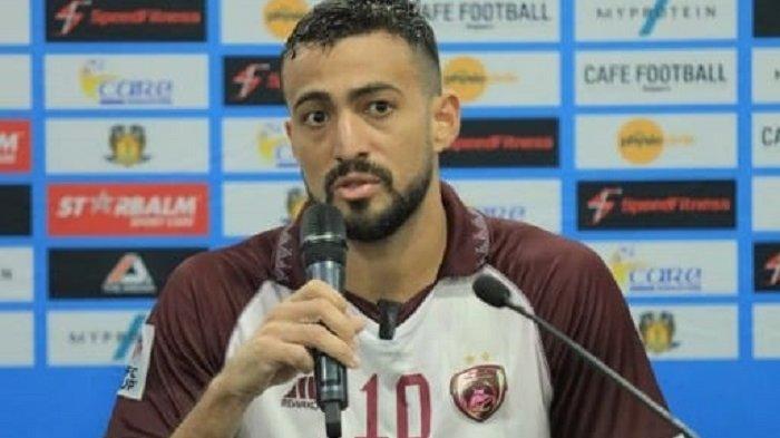 Everton Nascimento sang pencetak gol ketiga di laga Hougang United vs PSM Makassar pada matchday 4 Grup H AFC Cup 2023/2024, Kamis (9/11/2023).