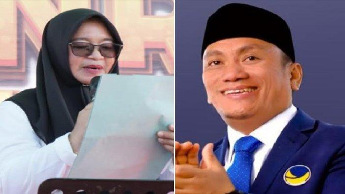 Pasangan bakal calon bupati dan wakil bupati Irwan Bachri Syam (kanan)-Puspawati dapat rekomendasi DPP Nasdem tarung di Pilkada Lutim 2024.