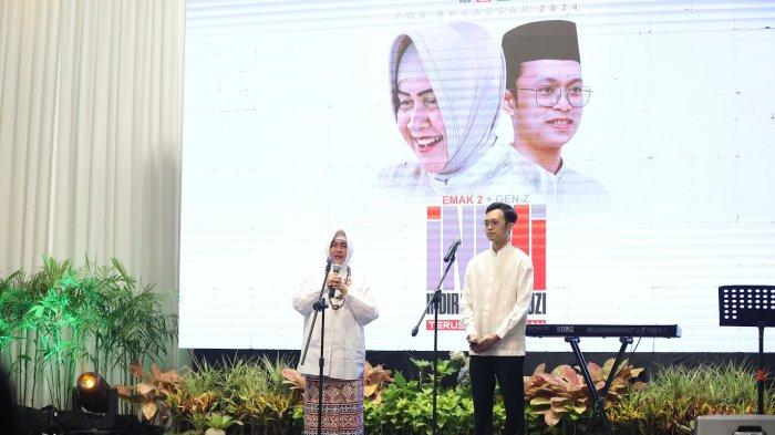 Indira Yusuf Ismail dan Ilham Ari Fauzi berpaket di Pilwali Makassar.