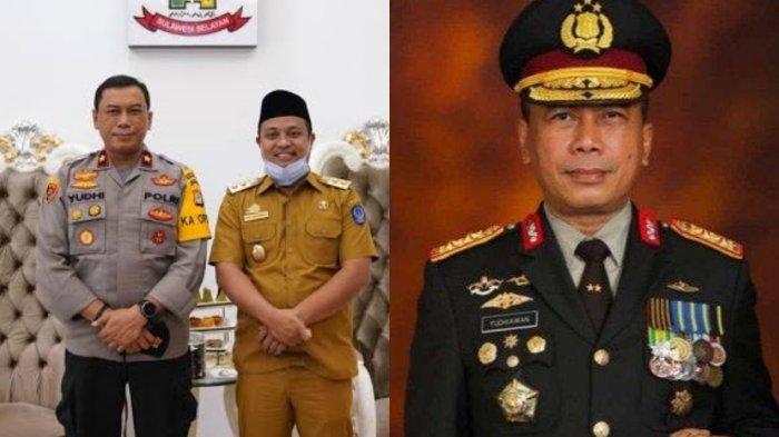 Irjen Yudhiawan Wibisono saat masih menjabat Kapolrestabes Makassar pamit ke Andi Sudirman Sulaiman pada 2020 lalu dan kini kembali sebagai Kapolda Sulsel.