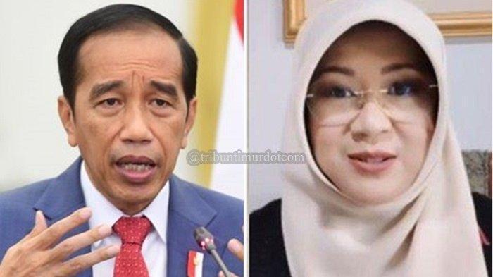 Kolase: Presiden Joko Widodo menghadiri Forum Perekonomian Dunia (World Economic Forum) secara daring di Istana Kepresidenan Bogor, Jawa Barat, Kamis (20/1/2022), dan Dokter Tifauzia Tyassuma (Instagram @tifauziatyassuma).