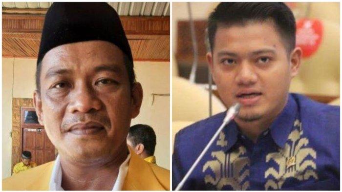 Ketua DPD Golkar Luwu, Patahuddin (kiri) dan Ketua DPC Demokrat Palopo Muh Dhevy Bijak Pawindu (kanan).