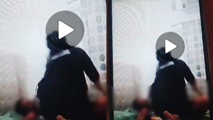 Kloase tangkapan layar video mesum diduga melibatkan oknum perwira dengan istri pengusaha di Sulsel.