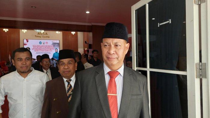 Mantan Pj Bupati Enrekang, H Baba saat ditemui di Aula Rujab Gubernur Sulsel, Makassar, Rabu (23/10/2024) siang.