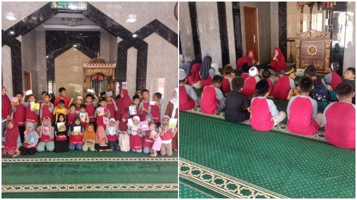Taman Kanak-kanak/Taman Pendidikan Alquran (TK/TPA) Raudhatul Jannah mengikuti rangkaian lomba di Masjid Raudhatul Jannah Kompleks Griya Mulia Asri (GMA), Jl Dg Ramang, Kelurahan Pai Kecamatan Biringkanaya, Makassar, 6 - Juli 2024. Acara ini dalam rangka menyambut Tahun Baru Islam 1446 H / 2024 M