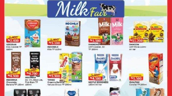 Milk Fair Alfamart, produk susu UHT lebih murah.