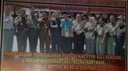 Jenderal (Purn) Sutarman, saat itu menjabat Kabareskrim Polri, Irjen (Purn) Mudji Waluyo (Kapolda Sulsel).