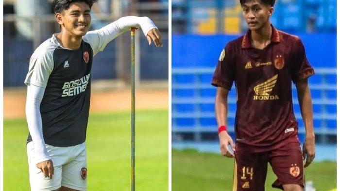 Dua pemain muda PSM Makassar, Mufli Hidayat (kiri) dan Sulthan Zaky (kanan). Mufli dan Zaky dipanggil lagi ke Timnas U-20 Indonesia.