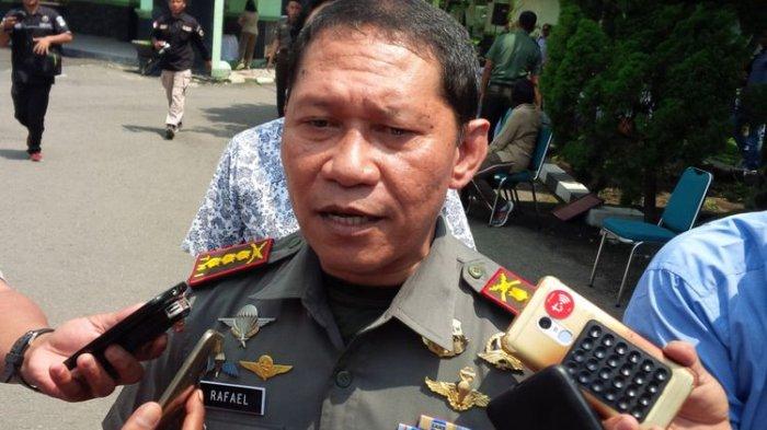 Komandan Paspampres Mayjen Rafael Granada Baay. Foto diambil di Makorem 074/Warastratama Surakarta, Solo, Jawa Tengah, Jumat (15/2/2019).