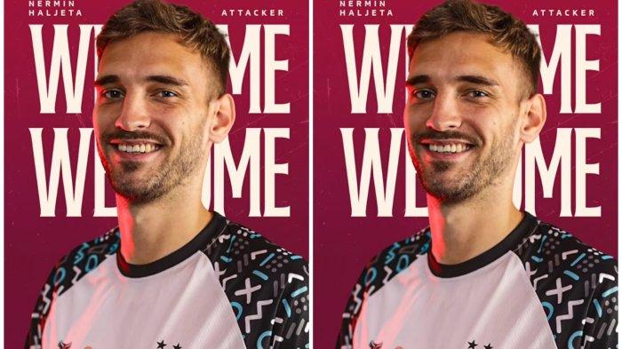 Nermin Haljeta diperkenalkan sebagai pemain baru PSM Makassar melalui instagram tim @psm_makassar, Jumat (5/7/2024). Nermin Haljeta jadi pemain asing ketujuh PSM Makassar.