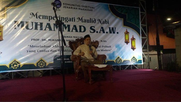 Guru besar Bidang Ilmu Perbandingan Mazhab, Fakultas Fikih Islam UIN Alaudd8n Makassar, Prof Muhammad Shuhufi Abdullah, S.Ag, M.Ag