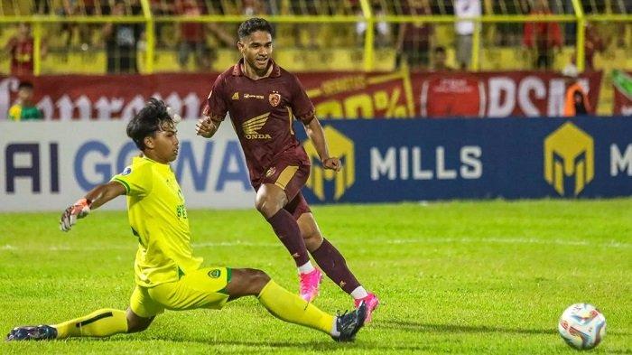 Penampilan perdana Joao Pedro bersama PSM Makassar di Liga 1 2023/2024 saat menghadapi Persikabo pada pekan 20 di Stadion Gelora BJ Habibie, Kamis (23/11/2023) malam.