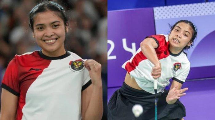 Perjuangan tunggal putri bulutangkis Indonesia Gregoria Mariska Tunjung di Olimpiade Paris 2024.