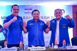 Pertarungan Nimatullah dan Ilham Arief Sirajuddin untuk posisi Ketua Partai Demokrat Sulsel beberapa waktu lalu.