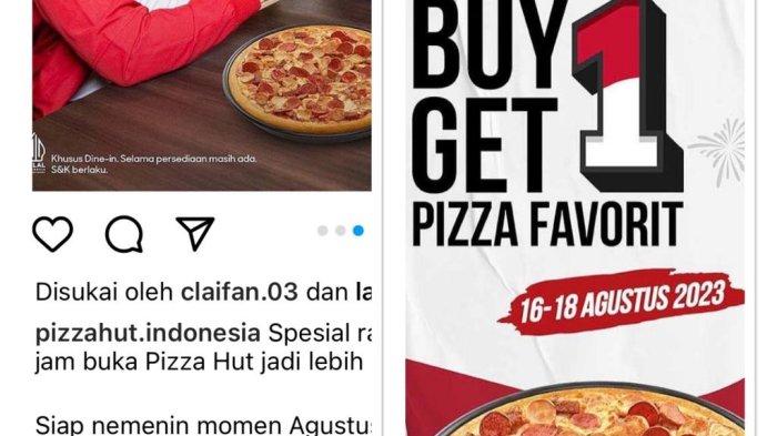 Promo Pizza Hut 17 Agustus 2023 hadir menyapa masyarakat Indonesia dalam rangka memeriahkan Hari Ulang Tahun (HUT) ke-78 RI.