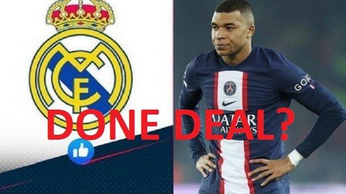 Real Madrid dan Kylian Mbappe dikabarkan deal.