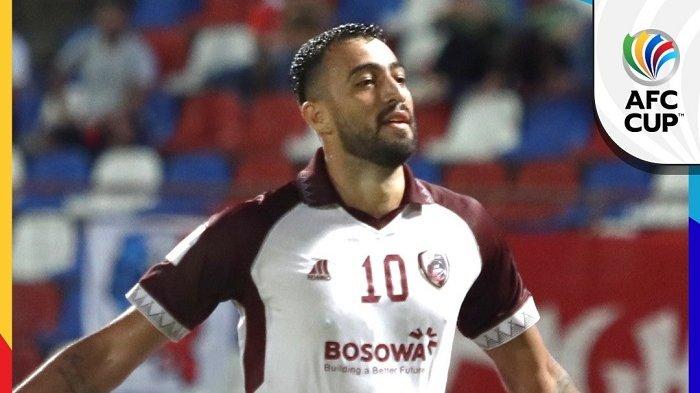 Selebrasi perpisahan Everton Nascimento di laga Sabah FC vs PSM Makassar pada penyisihan Grup H AFC Cup 2023/2024, Kamis (14/12/2023) malam.