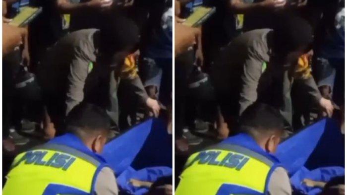 Seorang perempuan meninggal dunia setelah diduga terlindas truk kontainer di Jalan Andi Malombassang, Kecamatan Somba Opu, Kabupaten Gowa, Kamis (7/11/2024).
