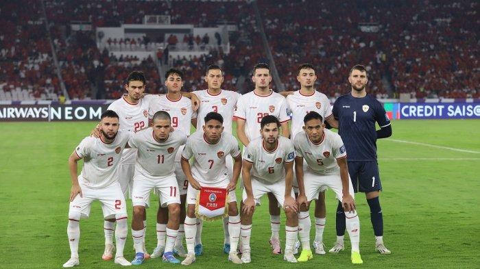 Starting eleven Timnas Indonesia lawan Australia di Kualifikasi Piala Dunia 2026 yang berlangsung di Stadion Gelora Bung Karno (GBK), Jakarta, Selasa (10/9/2024) malam.