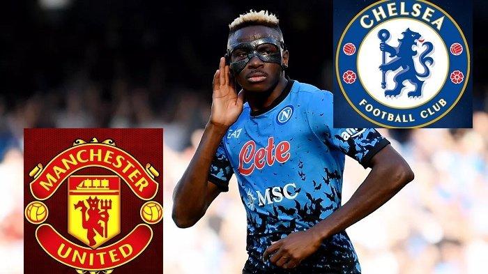 Striker Napoli Victor Osimhen diincar dua raksasa Liga Inggris Manchester United dan Chelsea