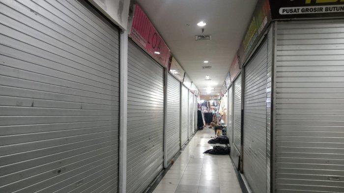 Suasana Pasar Butung di tengah polemik pengelolaan Pasar Butung, Jl Butung Kecamatan Wajo, Makassar, Selasa (3/10/2023).