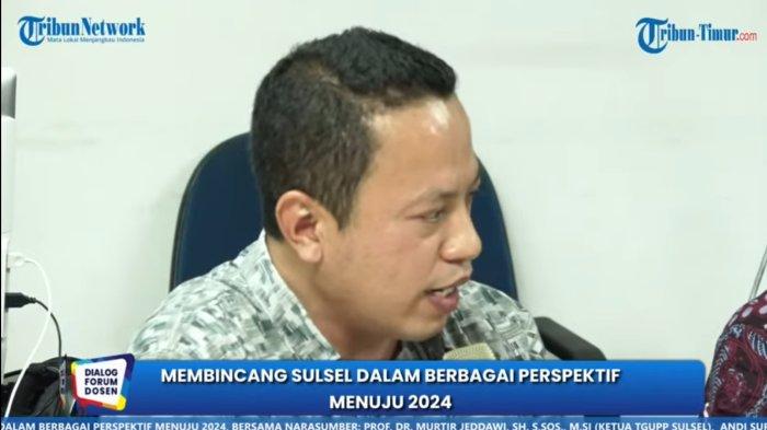 Tim Gubernur Untuk Percepatan Pembangunan (TGUPP) Bidang Reformasi Birokrasi Andi Lukman dalam Diskusi Forum Dosen Tribun Timur, Jumat (10/2/2023).