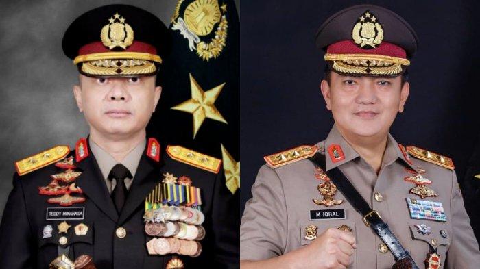 Kolase Inspektur Jenderal Teddy Minahasa Putra dan Inspektur Jenderal Muhammad Iqbal