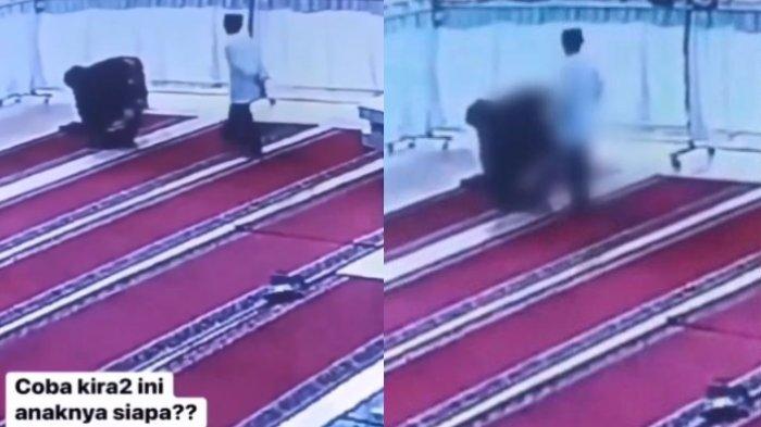 Viral video bocah SMP lecehkan perempuan yang sedang salat di masjid.