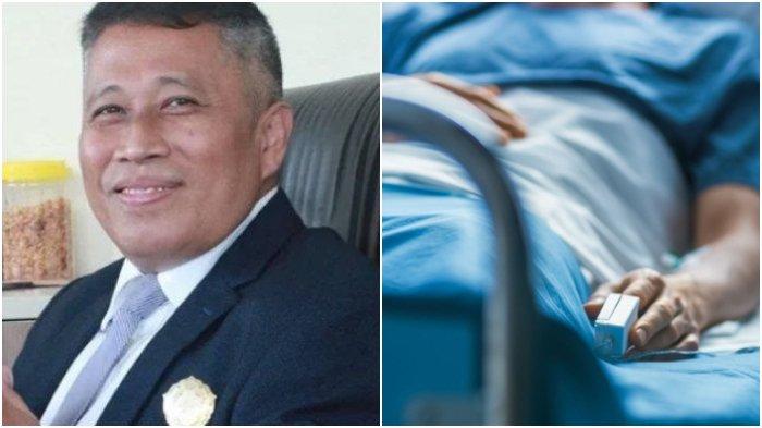Kondisi fisik Annar Salahuddin Sampetoding (ASS) tersangka utama produksi dan pabrik uang palsu di UIN Alauddin Makassar.