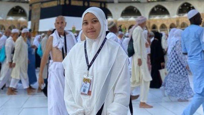 Hanisa Dewi Putri (28) hajjah muda asal Kabupaten Pangkajene Sidrap Sulawesi Selatan.