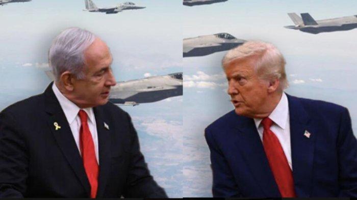 BATAL - Perdana Menteri Netanyahu dan Presiden AS Donald Trump. Israel tengah mempersiapkan serangan gabungan terhadap fasilitas nuklir Iran.