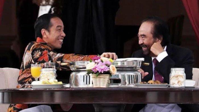 Presiden Jokowi dan Surya Paloh. Presiden