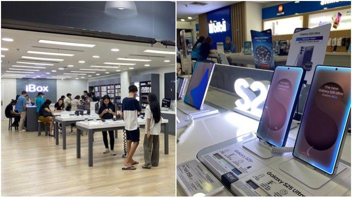 SMARTPHONE - Potret Smartphone di Megamall Kawasan Megamas Kota Manado, Sulawesi Utara (Senin 14/4/2025). Merek Smartphone ini yang masih jadi primadona di Kalangan Anak Muda