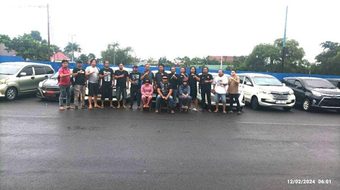 3 terduga pelaku penggelapan 13 unit mobil di Kotamobagu.
