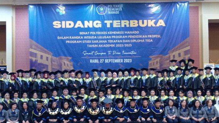 Ratusan Mahasiswa Poltekkes Kemenkes Manado Sulawesi Utara Diwisuda hari ini