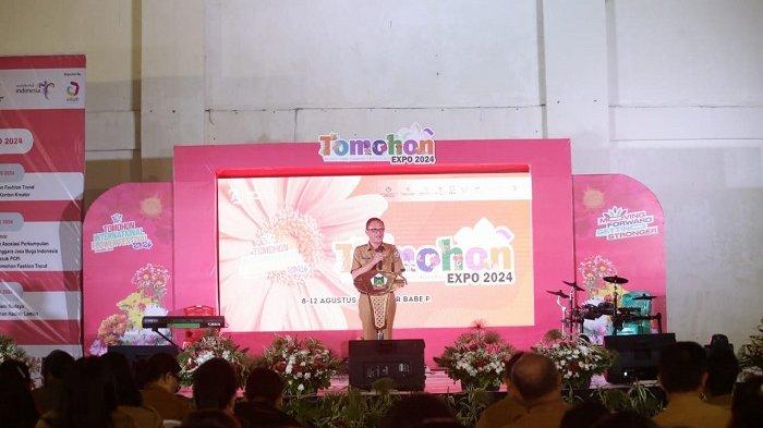 Acara penutupan TIFF 2024 di Gor Babe Palar, Tomohon, Sulawesi Utara, Senin (12/8/2024).