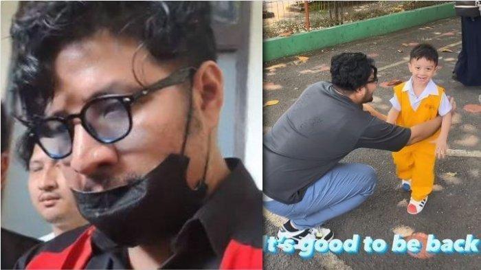 Resmi Bebas dari Penjara, Ammar Zoni Jemput Anak Sekolah: Senang Bisa Kembali,Momen Ammar Zoni bertemu dengan Air Rumi Akbar 1453 itu direkam oleh adiknya, Aditya Zoni di Instagram Storynya