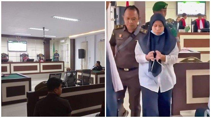 Anita Mamonto alias Aning, terdakwa pembunuhan bocah perempuan di Kabupaten Bolaang Mongondow Tumur